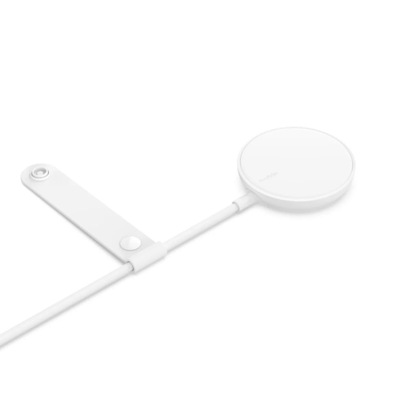 Belkin Boost Charge Magnetic 7.5W Wireless Charging Pad - 2M White - شاحن